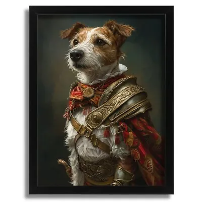 Buy Jack Russell Wall Art Julius Caesar Dog Portrait Roman Empire Artwork Dog Gift • 19.04£