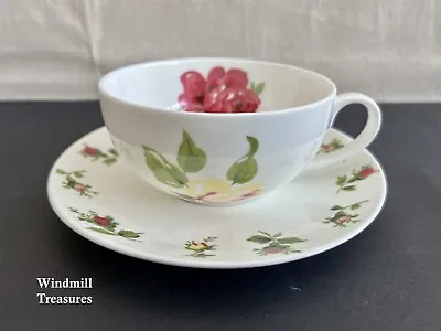 Buy Laura Ashley Moss Rose Breakfast Cup & Saucer - Great Condition • 5.99£