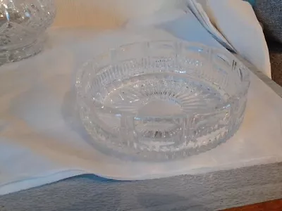 Buy Beautiful Cut Glass Trifle/fruit Bowl Heavy 7  Diameter • 12£