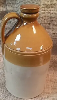 Buy Large Stoneware Flagon With Screw Top Lid • 35£
