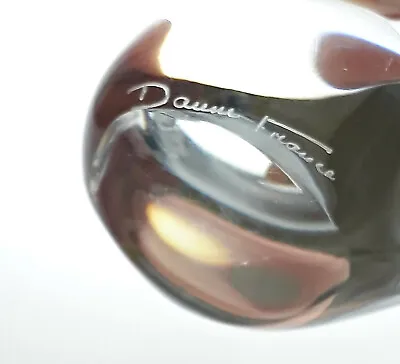 Buy DAUM FRANCE CRYSTAL 2 3/8  GLASS BIRD - Signed • 40£