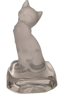 Buy Cat Figures Vintage Goebel Lead Crystal Glass Kitten Gift Collectable Statue  • 9.98£