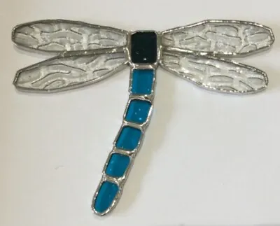 Buy Stained Glass Dragonfly. Sun Catcher. Handmade. • 7£