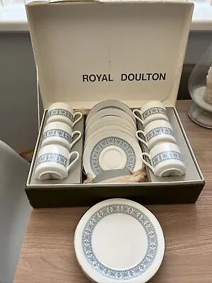 Buy Royal Doulton Centrepoint Bone China Cups Saucers Plates Serves 6 Boxed • 19.99£
