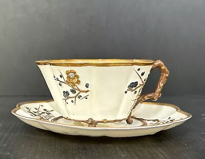 Buy Antique Belleek 1st Mark Demtiasse Cup & Saucer Set,  Oriental Style • 664.11£