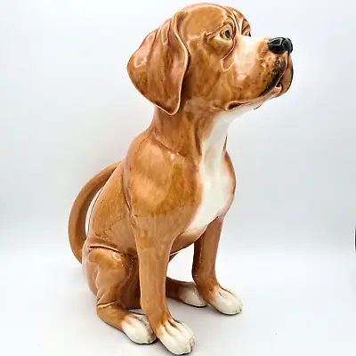 Buy Bordallo Pinheiro Ceramic Dog Pitcher 'Jarros Line' 11.8  Tall 1130g Portuguese • 74.99£