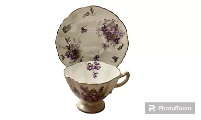 Buy HAMMERSLEY Bone China Victorian Violets England's Countryside Cup  & Saucer  • 23.66£