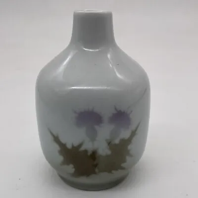 Buy Highbank Porcelain - Lochgilphead Scotland -  Vase - 3 1/2” - Scottish Thistle • 9.50£