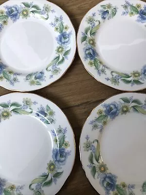 Buy Duchess Rhapsody Bone China Side Plates X 4 Floral • 3.99£