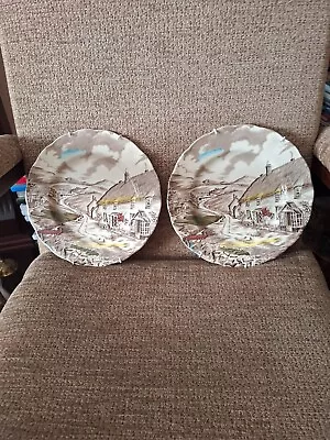 Buy Grindley Vintage Collectable Plate Quiet Day England Country Cottage Scene Brown • 9.99£