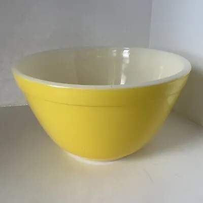 Buy Vintage Pyrex ~ Yellow Nesting Mixing Bowl ~ 1 1/2 Pint #401 • 17.28£