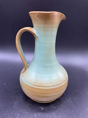 Buy Prinknash Pottery Green And Brown Glazed Small Pitcher Made In England • 16.10£