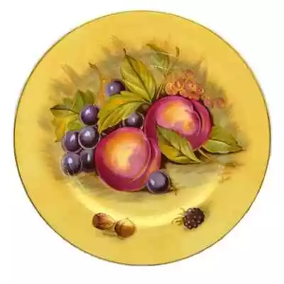 Buy Aynsley Orchard Gold Signed D Jones 10.5-inch Large Plate VGC • 39.99£