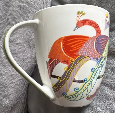 Buy Lovely Fine China Queens - PEACOCK PARADE Mug In Excellent Condition • 12.99£