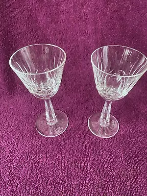 Buy 2 X Vintage Edinburgh Crystal Cut Glass Sherry Port Glasses. Approx 5.6 X 12 Cm • 15£