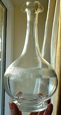 Buy  Decanter.Victorian Carafe .Cut Glass. Cut And Polished Pontil Stand. 10 Ins • 16.50£