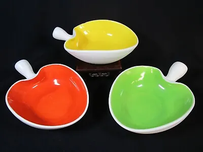 Buy 3 X Lovely Vintage Vallauris Pottery Colourful Bowls Dishes • 24.97£
