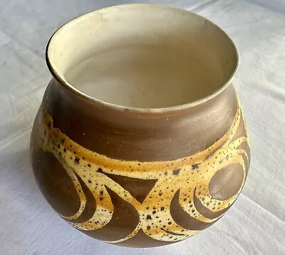 Buy Aviemore Pottery Swirl Pattern Bowl / Plant Pot Holder - Made In Scotland • 19.90£