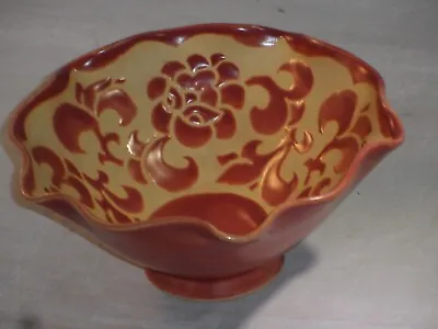 Buy Rare Donald Mills Studio Porcelain Wavy Edge Footed Bowl Bernard Leach Link 13cm • 34.99£