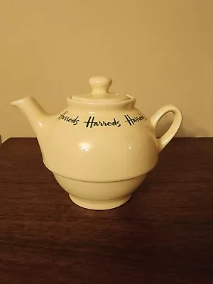 Buy Vintage James Sadler & Sons HARRODS Knightsbridge White Small Teapot Tea Pot • 15.64£