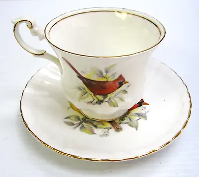 Buy Queens Rosina China Co Ltd Series 1 Birds In America Made In England Cup Saucer  • 28.44£
