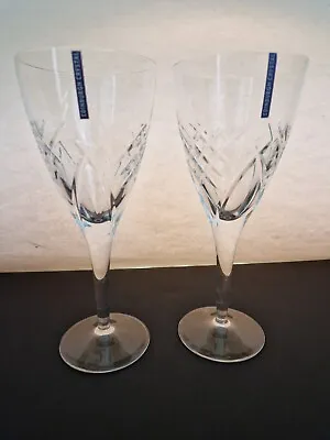 Buy EDINBURGH CRYSTAL ~TORRENT~  8  Wine Water Goblet Glasses X 2 • 35£