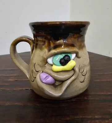 Buy Vintage Collectable Pretty Ugly Pottery Mug Made In Wales Beaker Vase Jar Ugly  • 16.95£