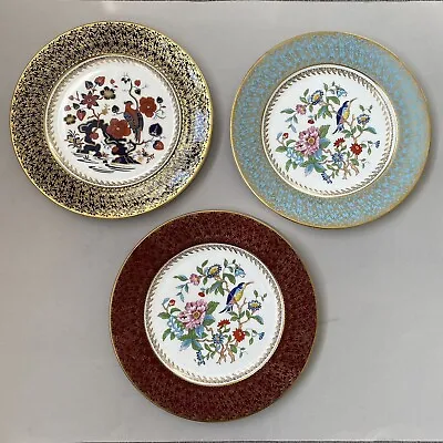 Buy 3 Pembroke China Plates By Aynsley - Set Of 3 Collectible  (10.5”) • 45£