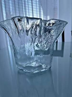 Buy Finnish Vintage Glass Vase Eva By Muurla • 23.06£