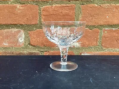 Buy Stuart Crystal Champagne Coupe Glass Cut Vintage • 7.99£