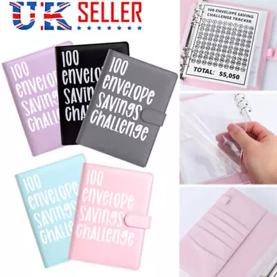 Buy 100 Envelope Challenge Binder Easy And Fun Way To Save $5,050 Savings Challenge • 5.69£