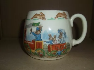 Buy Vintage Royal Doulton China Bunnykins Train Station Mug Cup Beaker • 6£