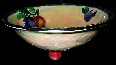 Buy Vintage Art Deco Large Carlton Ware Pearl Lustre Fruit Bowl 1925 • 29£