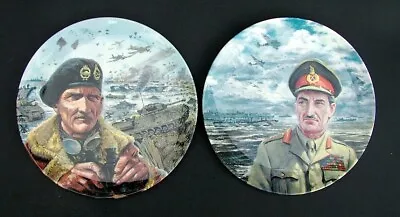 Buy TWO Royal Doulton Ltd Edition D Day Landing WWII Wall Plate 21cm - All In VGC • 10£