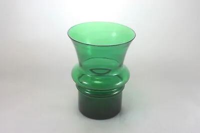 Buy Vintage Swedish Lindshammar Green Hooped Vase • 20£