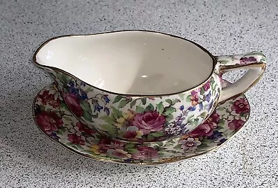Buy Royal Winton Chintz Summertime Sauce Boat And Saucer • 20£