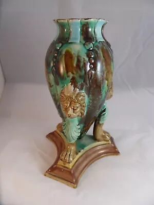 Buy Holdcroft Majolica Lion Paw Vase • 14.99£