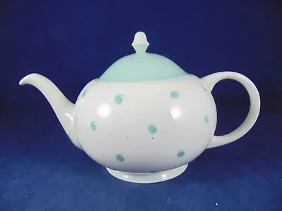 Buy Susie Cooper Pale Mint Green Spot Polka Dot Tea Pot • 12.99£