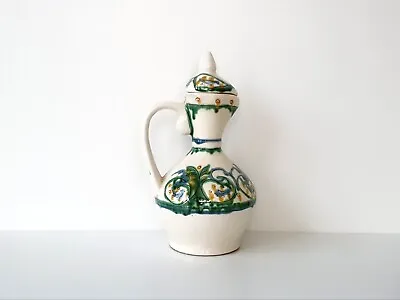 Buy Antique Middle East Glazed Potter Lidded Ewer Pitcher • 175£