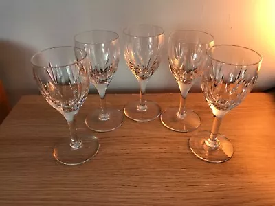 Buy Set Of 5 Crystal (Possibly Edinburgh) Sherry/Cordial/Liqueur/Shot Glasses • 12£