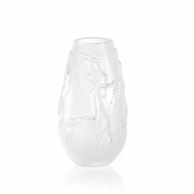 Buy New Lalique Crystal Nymphes Bud Vase #1262700 Brand Nib Clear Fairy Save$ F/sh • 351.01£
