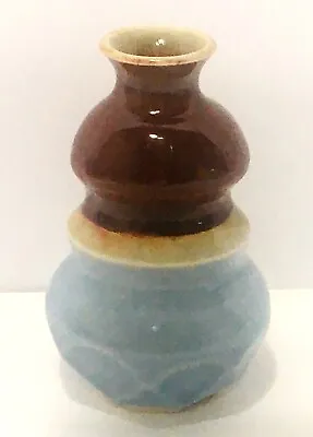 Buy Nancy Bishop Artist Signed Miniature Porcelain Pottery Vase Virginia • 38.52£