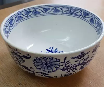 Buy Antique Dutch Societe Ceramique Dresde Maestricht Blue White Delft Ware Bowl • 4.99£