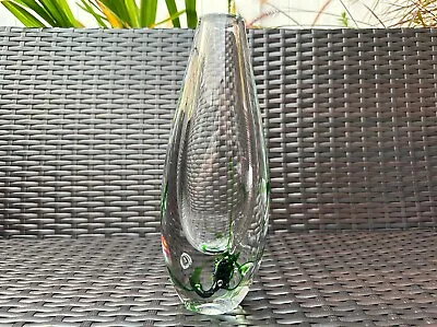 Buy Vicke Lindstrand For Kosta Boda Sweden Seaweed Bubble Glass Mykene Bud Vase,Mint • 296.36£