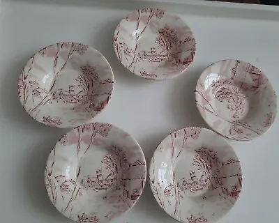 Buy Sunday Morning By W.j.grindley Tunstall England Staffordshire Ware Small Plates • 9.99£