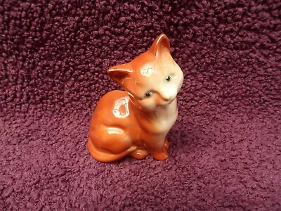 Buy Vintage Beswick Cat Kitten Seated, Ginger Gloss, Model 1436, Excellent Condition • 15.49£