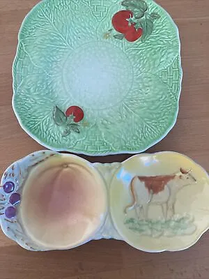 Buy Beswick Cow Dish And Lettuce/tomato Plate • 4£