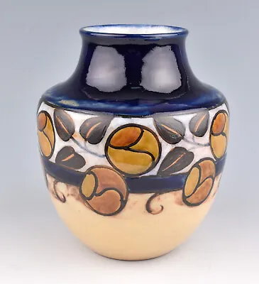 Buy Royal Doulton Stoneware Art Nouveau Fruit Motif Vase No.8001 By Bessie Newbery • 149.99£