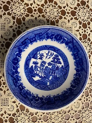 Buy Grindley Blue Willow Made In England  5 1/2” Berry Cereal Soup Bowl Hotel Ware • 7.67£
