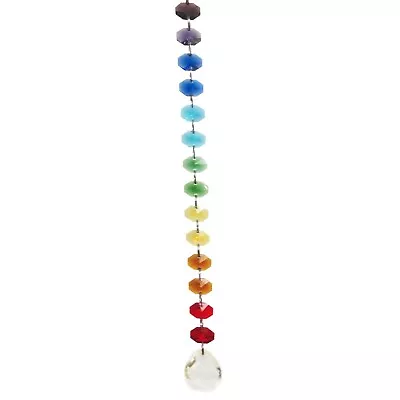 Buy Hanging Rainbow Suncatcher Sun Catcher Glass Ornament Home Decor Gift Present • 4.49£